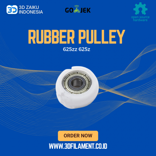 Reprap 3D Printer Nylon Rubber Pulley 625zz 625z